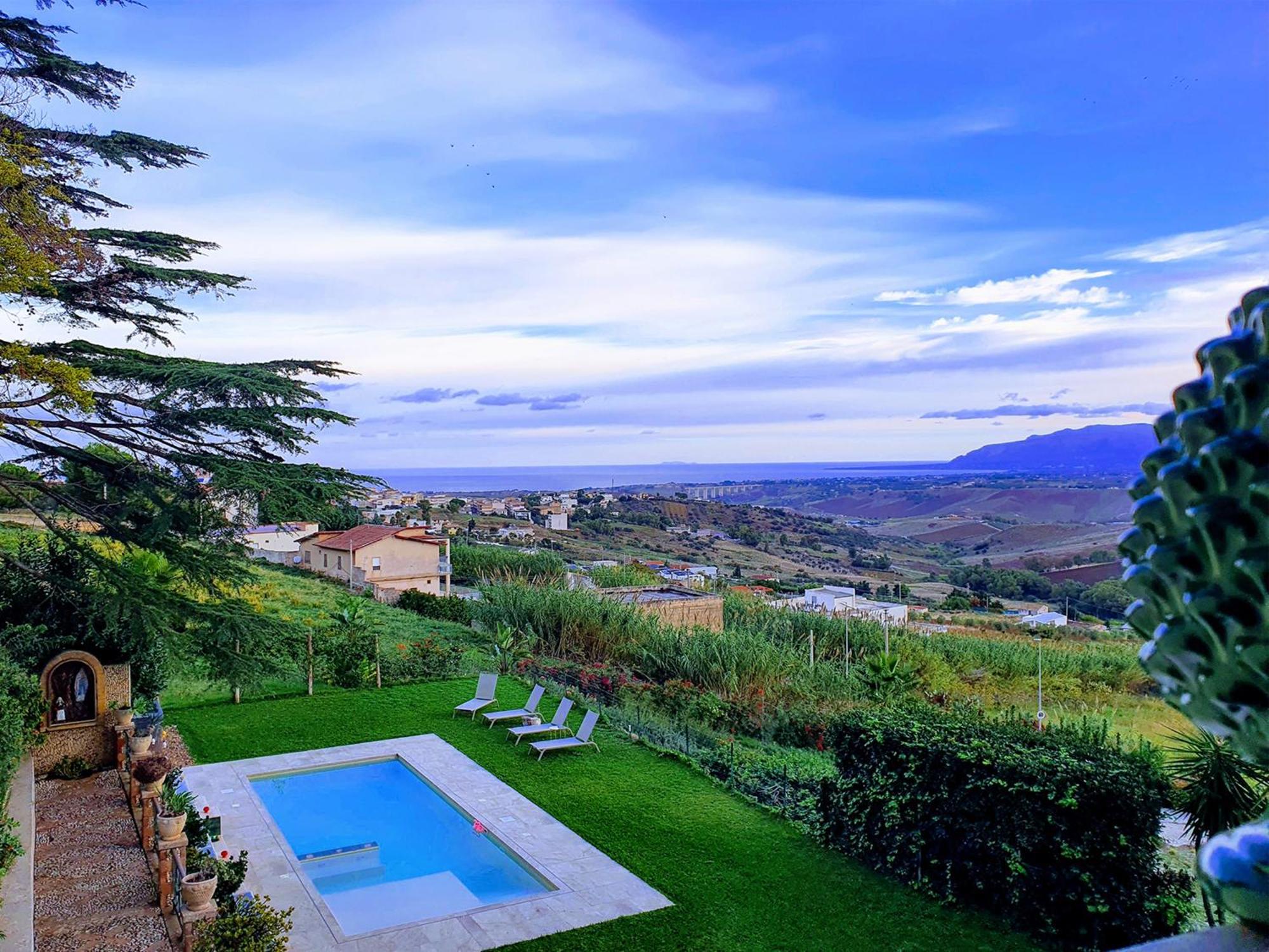 Villa Tommaso Maruggi Alcamo Esterno foto